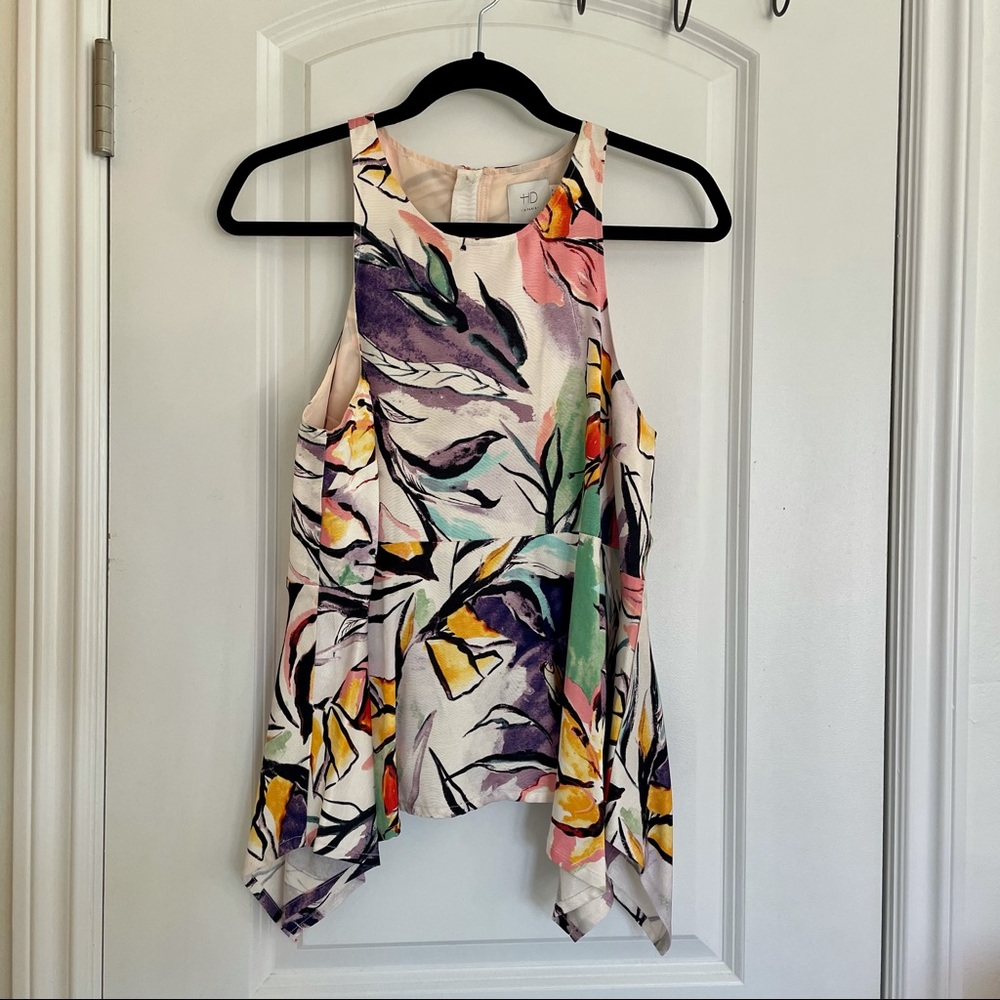 HD in Paris Hankerchief floral print top 6